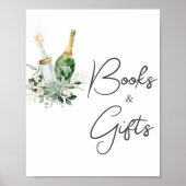 Poppin' Bottles Baby shower Boeken en Geschenken Poster (Voorkant)
