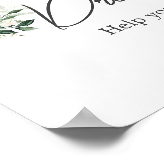 Poppin' Bottles Baby shower Drinken Poster (Hoek)