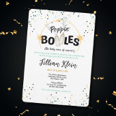 Poppin' Bottles Baby shower Invitation Kaart