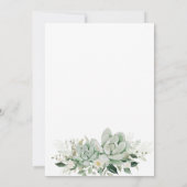 Poppin' Bottles Baby shower Kaart (Achterkant)