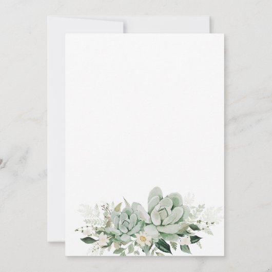 Poppin' Bottles Baby shower Kaart (Achterkant)