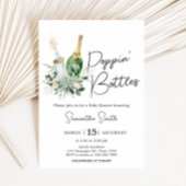 Poppin' Bottles Baby shower Kaart