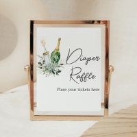 Poppin' Bottles Baby shower Luier Raffle