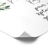 Poppin' Bottles Baby shower Mom Osa Bar Poster (Hoek)