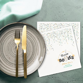 Poppin' Bottles Baby Shower  Servet