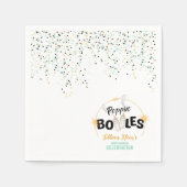 Poppin' Bottles Baby Shower  Servet (Voorkant)