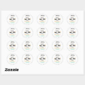 Poppin' Bottles Baby Shower Stickers (Vel)