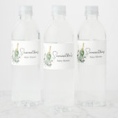 Poppin' Bottles Baby shower Waterfles Etiket (Flessen)