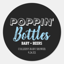 Poppin Bottles Stickers Baby shower