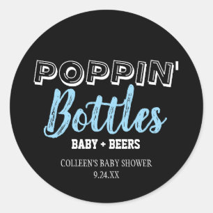 Poppin Bottles Stickers Baby shower