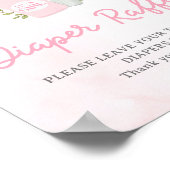 Poppin-flesjes Baby shower luiertje Poster (Hoek)