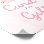 Poppin-flesjes Kaarten Baby shower Poster (Hoek)