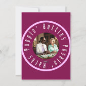 Poppin-flessen en pushingracks Mahj Martha & Snoop Feestdagenkaart (Voorkant)