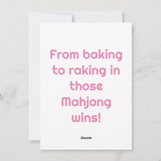 Poppin-flessen en pushingracks Mahj Martha & Snoop Feestdagenkaart (Achterkant)