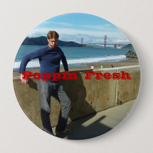 Poppin' Fresh Ronde Button 4,0 Cm (Voorkant)