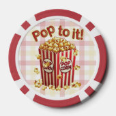 Poppin' in stijl - "Pop ernaar!" Poker Chips (Achterkant)