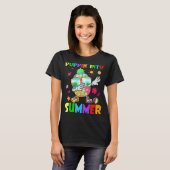 Poppin in Summer Pop It Pineapple Students Schoo T-shirt (Voorkant volledig)