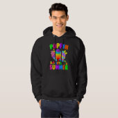 Poppin Into Summer Cream Last Day Of School Teache Hoodie (Voorkant volledig)