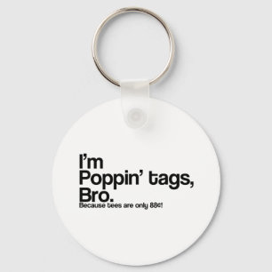 Poppin' Labels Bro Sleutelhanger