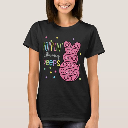 Poppin met mijn Bunny Pop... het konijnengelukkige T-shirt (Voorkant)