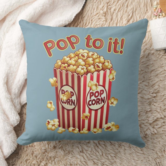 Poppin' met Stijl - "Pop ernaar!" Kussen (Deken)