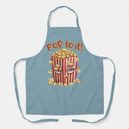 Poppin' met stijl - "Pop ernaar!" Schort