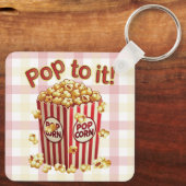 Poppin 'met stijl - "Pop ernaar!" Sleutelhanger (Achterkant)