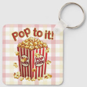 Poppin 'met stijl - "Pop ernaar!" Sleutelhanger (Achterkant)