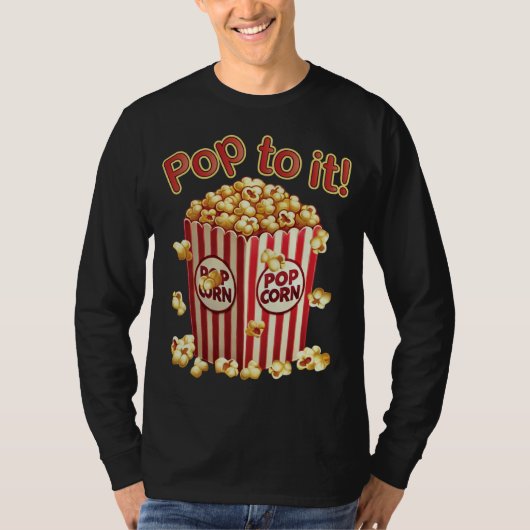 Poppin' met Stijl - "Pop ernaar!" T-shirt (Voorkant)
