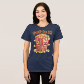 Poppin' met stijl - "Pop ernaar!" Tri-Blend Shirt (Voorkant volledig)