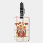 Poppin' met Style - "Pop erop!" Bagagelabel (Voorkant verticaal)