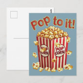 Poppin' met Style - "Pop erop!" Briefkaart (Voorkant / Achterkant)