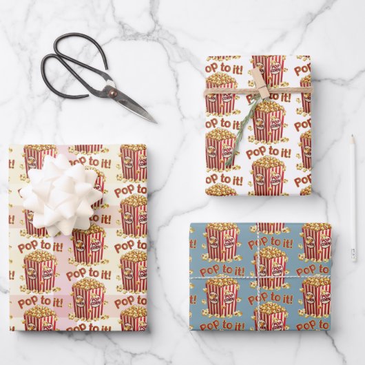 Poppin' met Style - "Pop erop!" Inpakpapier Vel (Voorkant)