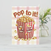 Poppin' met Style - "Pop erop!" Kaart (Staand voorkant)