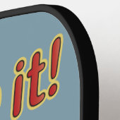 Poppin' met Style - "Pop erop!" Pickleball Paddle (Links Detail)