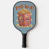 Poppin' met Style - "Pop erop!" Pickleball Paddle (Achterkant)
