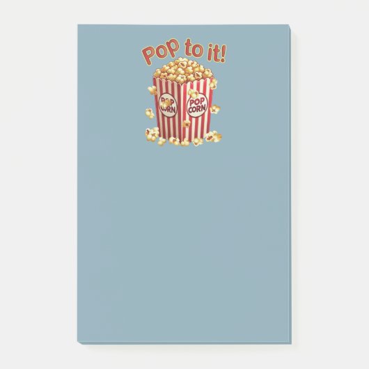 Poppin' met Style - "Pop erop!" Post-it® Notes (Voorkant)
