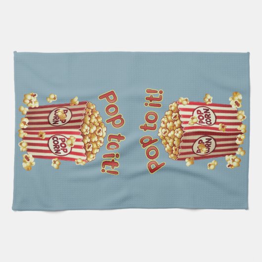 Poppin' met Style - "Pop erop!" Theedoek (Horizontaal)