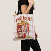 Poppin' met Style - "Pop erop!" Tote Bag (Dichtbij)
