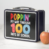 Poppin mijn weg door 100 dagen school (In situ)