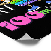 Poppin' op mijn 100ste dag van school Schattigee F Poster (Hoek)