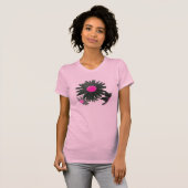 Poppin Pink Daisies T-shirt (Voorkant volledig)