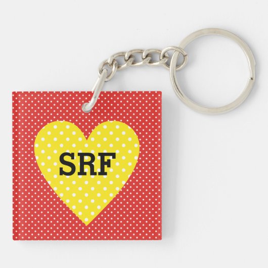 Poppin' Polka Dots Sleutelhanger (Achterkant)