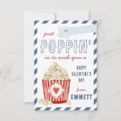 Poppin' Popcorn Classroom Valentijnsdag Kaart (Voorkant)