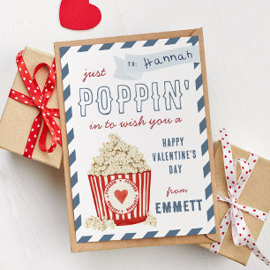 Poppin' Popcorn Classroom Valentijnsdag Kaart