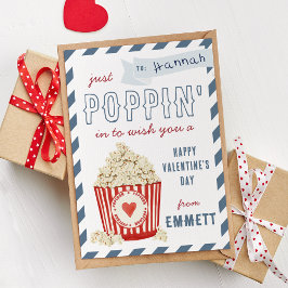 Poppin' Popcorn Classroom Valentijnsdag Kaart