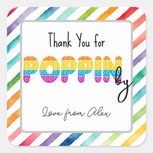 Poppin quote voeg uw eigen sticker toe (Voorkant)