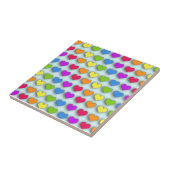 Poppin Retro Hearts Tegeltje (Zijkant)