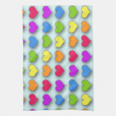 Poppin Retro Hearts Theedoek (Verticaal)