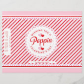 Poppin Valentijnsdag Popcorn Bag Wrapper Flyer (Voorkant)